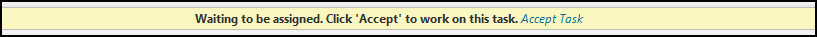 assign task bar