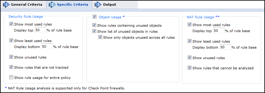 rule usage criteria
